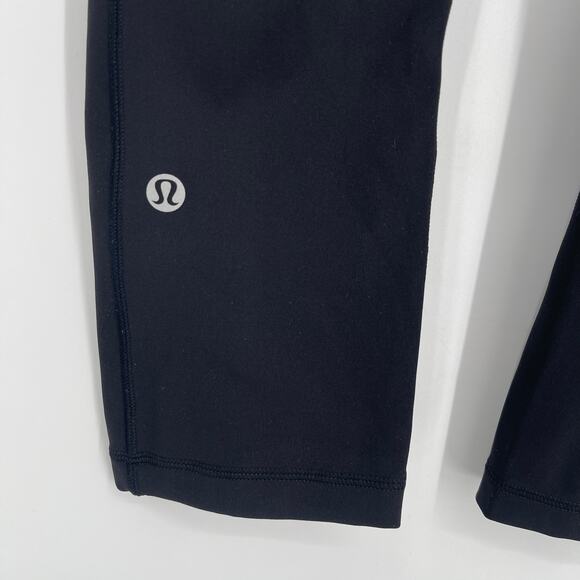 Lululemon Speed Up Crop 21" Black Size 4 Full On Luxtreme - Picture 3 of 11